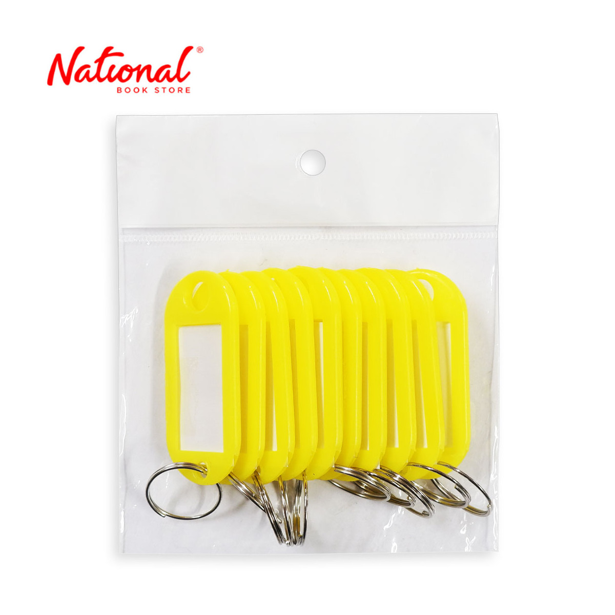 Tiger Key Tags 10 pieces Per Pack, Yellow - Stationery - Filing Accessories