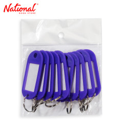Tiger Key Tags 10 pieces Per Pack, Violet - Home & Office...