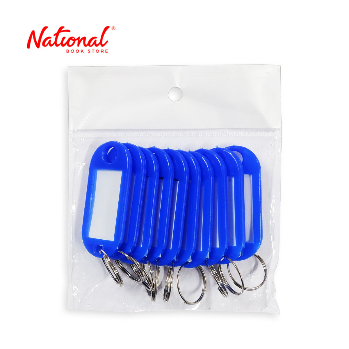 Tiger Key Tags 10 pieces Per Pack, Blue - Office Stationery - Filing Accessories