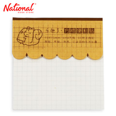 Memo Pad 3x3 inches Grid 60 Sheets - School & Office...