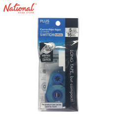 Plus Correction Tape Refill Switch 5mmx16m WH-1515R -...