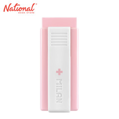 Milan Rubber Eraser Office with Cover Pink 320 BPM10457IBGP - School & Office Stationery