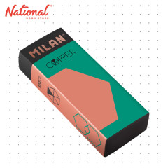 Milan Rubber Eraser Nata Copper Series 320 2's Black BPM10484 - School & Office Stationery