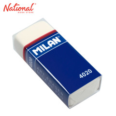 Milan Rubber Eraser Synthetic with Carton Sleeve White...