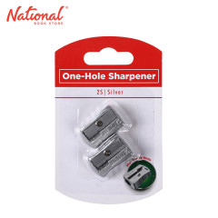 Best Buy One-Hole Sharpener Silver Metal KR971681 - School & Office Supplies