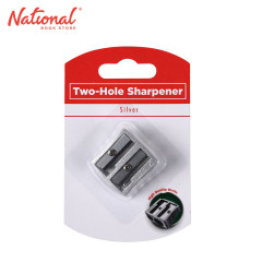 Best Buy Two-Hole Sharpener Silver Colored Metal KR971683 - School & Office Supplies