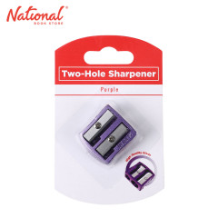 Best Buy Two-Hole Sharpener Colored Metal KR971867-P, Purple - School & Office Supplies