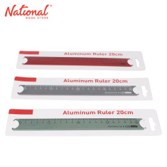NB Looking Aluminum Ruler Green 20cm NC19T001 - School & Office Stationery