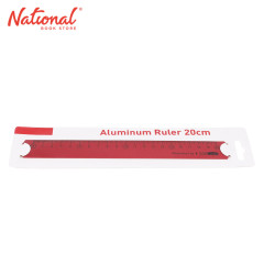 NB Looking ALuminum Ruler Red 20cm NC19T002 - School &...