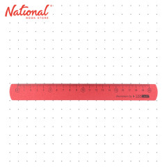 NB Looking ALuminum Ruler Red 20cm NC19T002 - School & Office Stationery