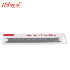 NB Looking Aluminum Ruler Silver 20cm NC19T003 - School &...