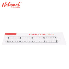 NB Looking Flexible Ruler Clear 20cm SV020T017-G - School...