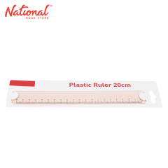 NB Looking Plastic Ruler Pink 20cm SVO20T014 - School &...