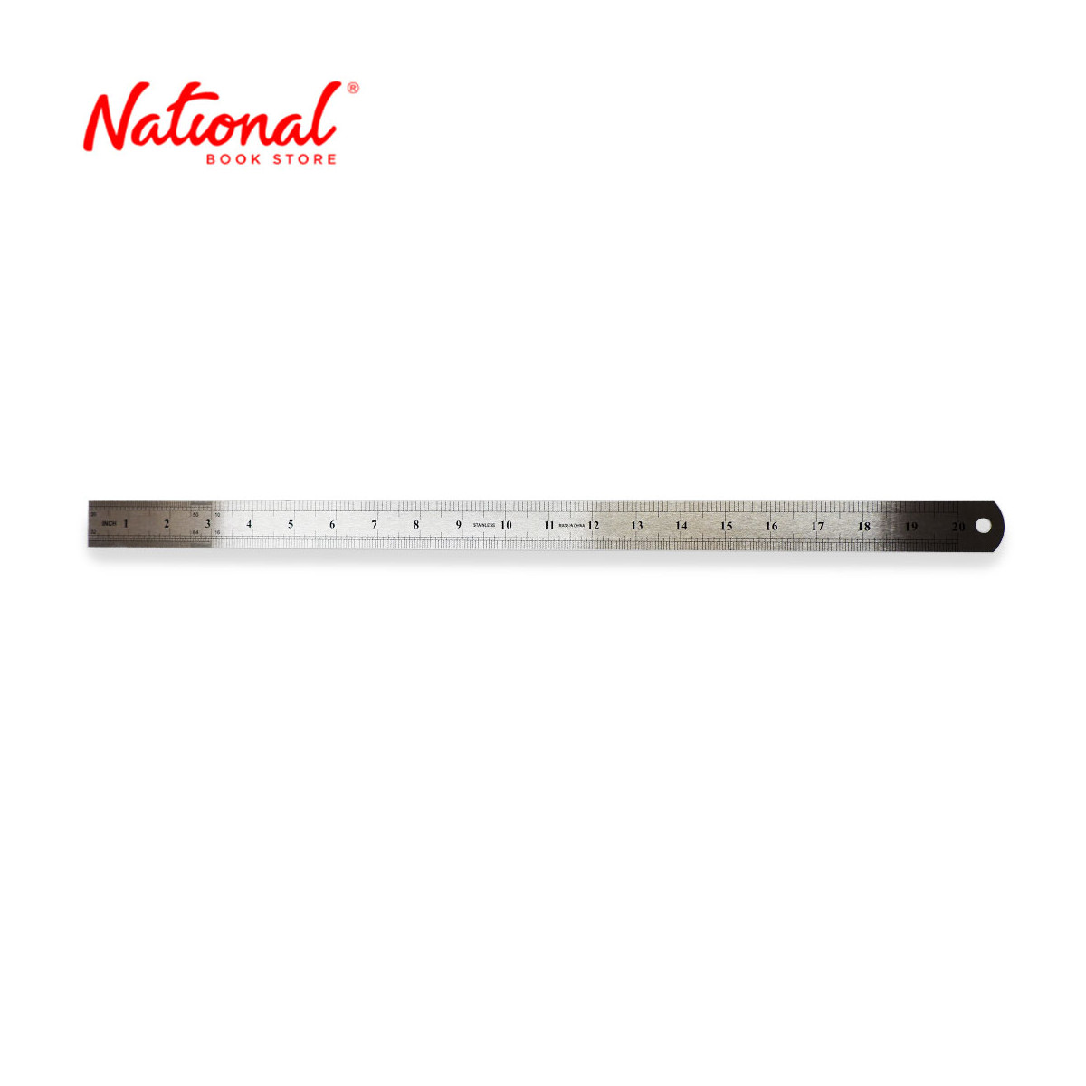 Steel Ruler 20 inches JSH 0750 - School & Office Supplies
