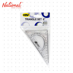 HBW Triangle Set 6 Inches Small TR6 2's - School & Office Supplies