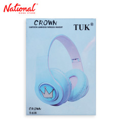 Headphone T-618 Wireless Bluetooth Crown Design - Mobile & Computer Accessories