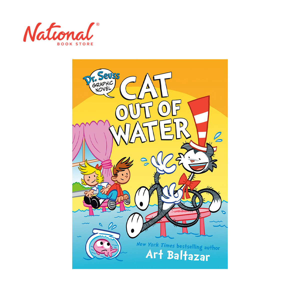 *PRE-ORDER* Dr. Seuss Graphic Novel: Cat Out Of Water: A Cat In The Hat Story by Art Baltazar - Hardcover - Children's Comics