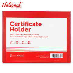 Best Buy Certificate Holder Parchment 9x12 inches, Red -...