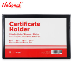 Best Buy Certificate Holder Legal 8.5x13 inches, Black -...