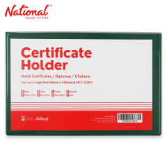 Best Buy Certificate Holder Legal 8.5x13 inches, Green -...