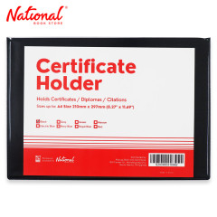 Best Buy Certificate Holder A4 8.27x11.69 inches, Black -...