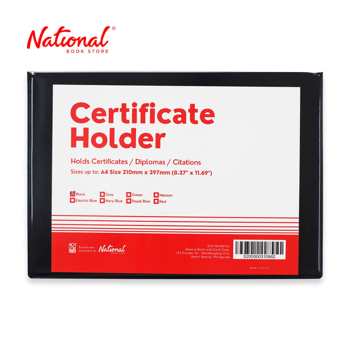Best Buy Certificate Holder A4 8.27x11.69 inches, Black - Frames