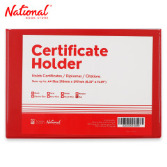 Best Buy Certificate Holder A4 8.27x11.69 inches, Red -...