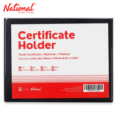 Best Buy Certificate Holder Letter 8.5x11 inches, Black -...
