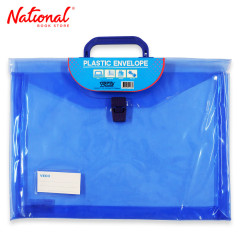 Veco Plastic Envelope with Handle Long Gauge 10 Colored...