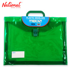 Veco Plastic Envelope with Handle Long Gauge 10 Colored...