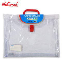 Veco Plastic Envelope with Handle Long Gauge 10 Clear...