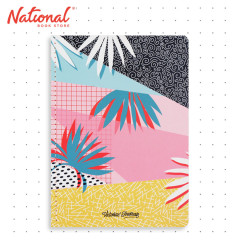 Victoria's Journal Notebook Tropic Japanese Stitched A5 80gsm 40's Neon - School & Office Supplies