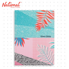 Victoria's Journal Notebook Tropic Japanese Stitched A5 80gsm 40's Neon - School & Office Supplies