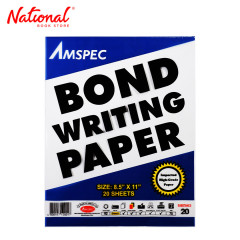 Amspec Typewriting Paper Short 70gsm 20's - School &...