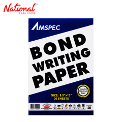 Amspec Typewriting Paper Long 70gsm 20 Sheets - School &...