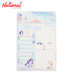 Writing Stationery with Envelope and Memo Pad Set -...