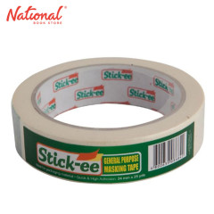 Stick-ee Masking Tape Big Roll 24mmx22m - School & Office...