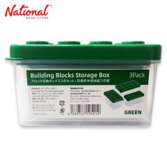 Storage Box Lego Green Set of 3 - Home & Office Accessories