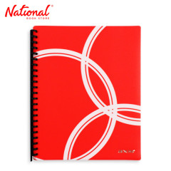 Axis Clearbook Refillable AX-CB003A4 A4 Red Printed...