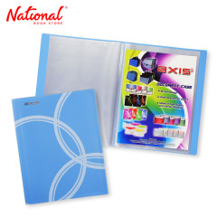 Axis Clearbook Fixed AX-20MPC A4 Printed Design, Blue - School & Office Supplies