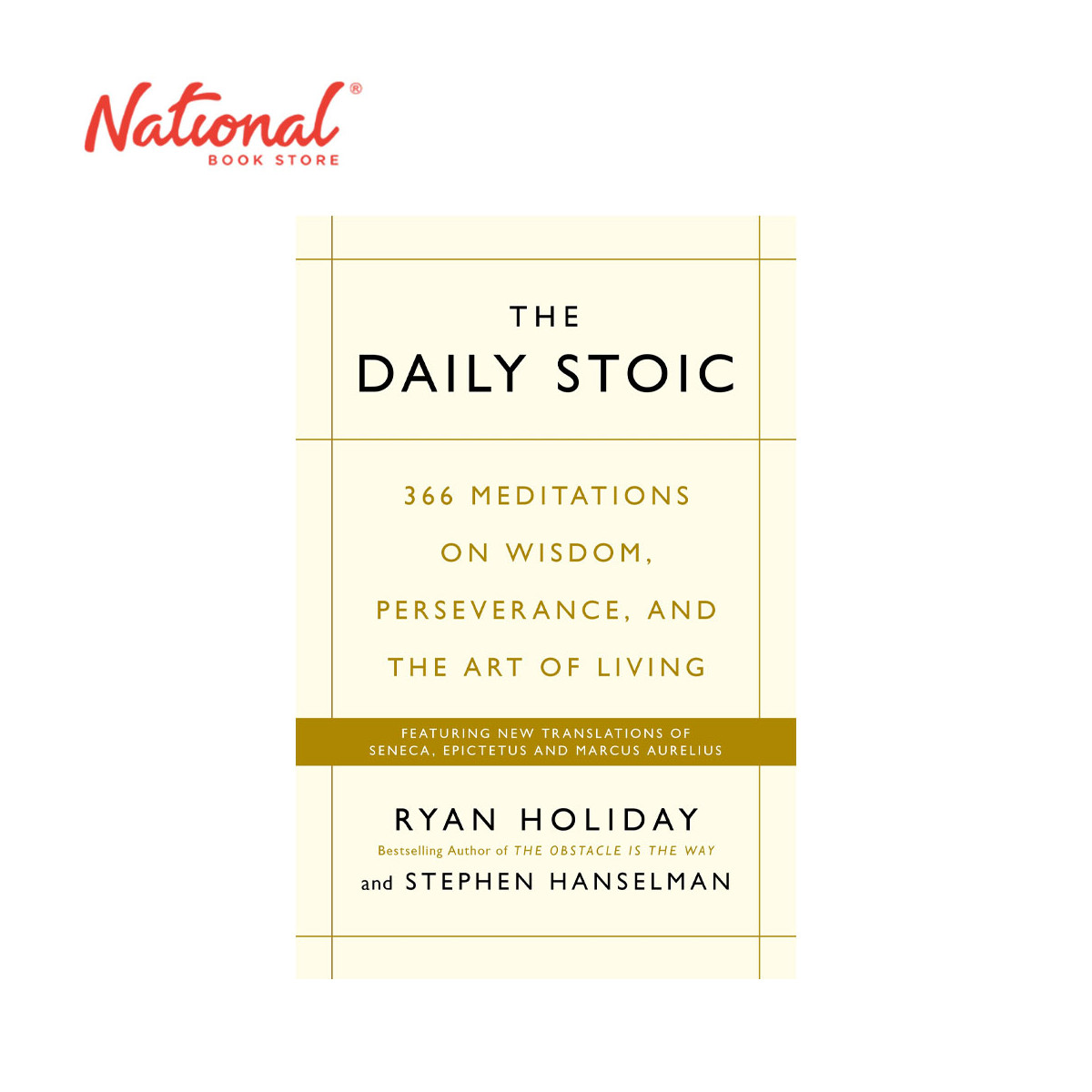 The Daily Stoic by Ryan Holiday and Stephen Hanselman - Trade Paperback - Self-Help
