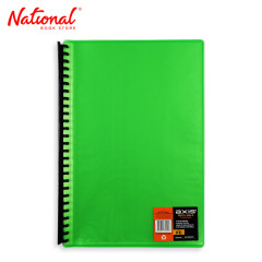 Axis Clearbook Refillable AX-CB004FC Long Green Translucent Plain - Office Supplies