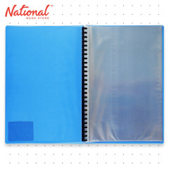 Axis Clearbook Refillable AX-CB004FC Long Blue Translucent Plain - Office Supplies