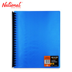 Axis Clearbook Refillable AX-CB004A4 A4 Blue Translucent...