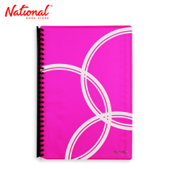Axis Clearbook Refillable AX-CB003FC Long Magenta Printed...