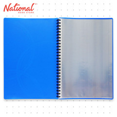 Axis Clearbook Refillable AX-CB003FC Long Blue Printed Design - Office Supplies