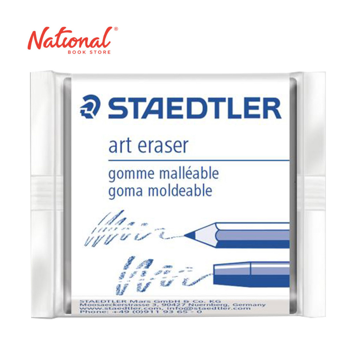 Staedtler Kneaded Eraser Gray 10x5x5cm 5427-06 - School Supplies