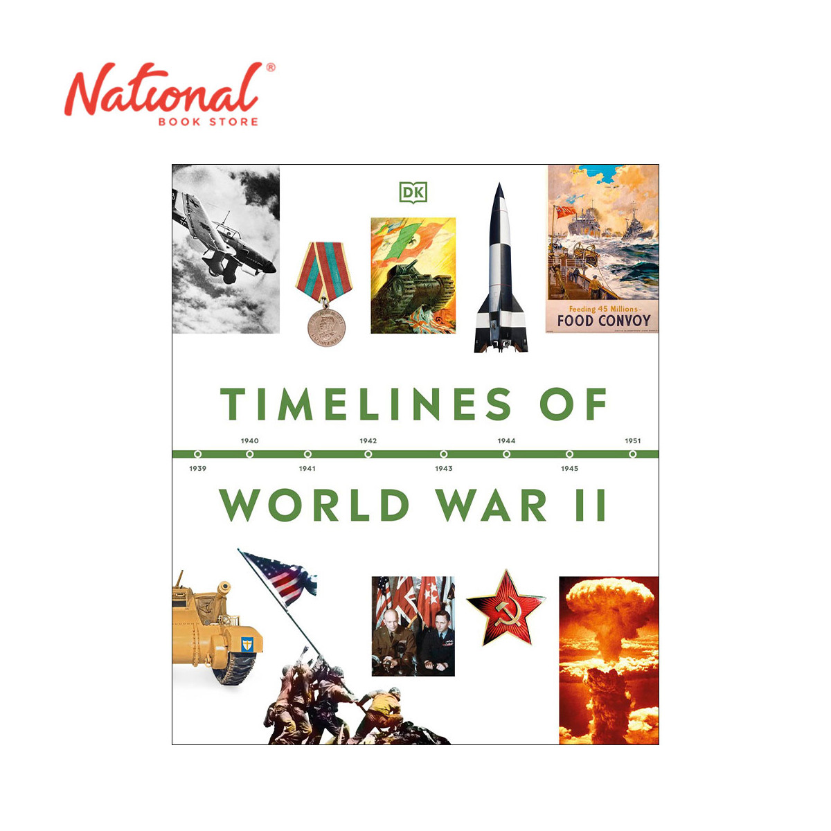*PRE-ORDER* Timelines of World War II by DK - Hardcover - Non-Fiction - History