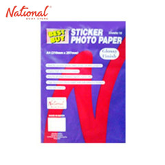 BEST BUY PHOTO PAPER A4 10S GLOSSY WITH ADHESIVE