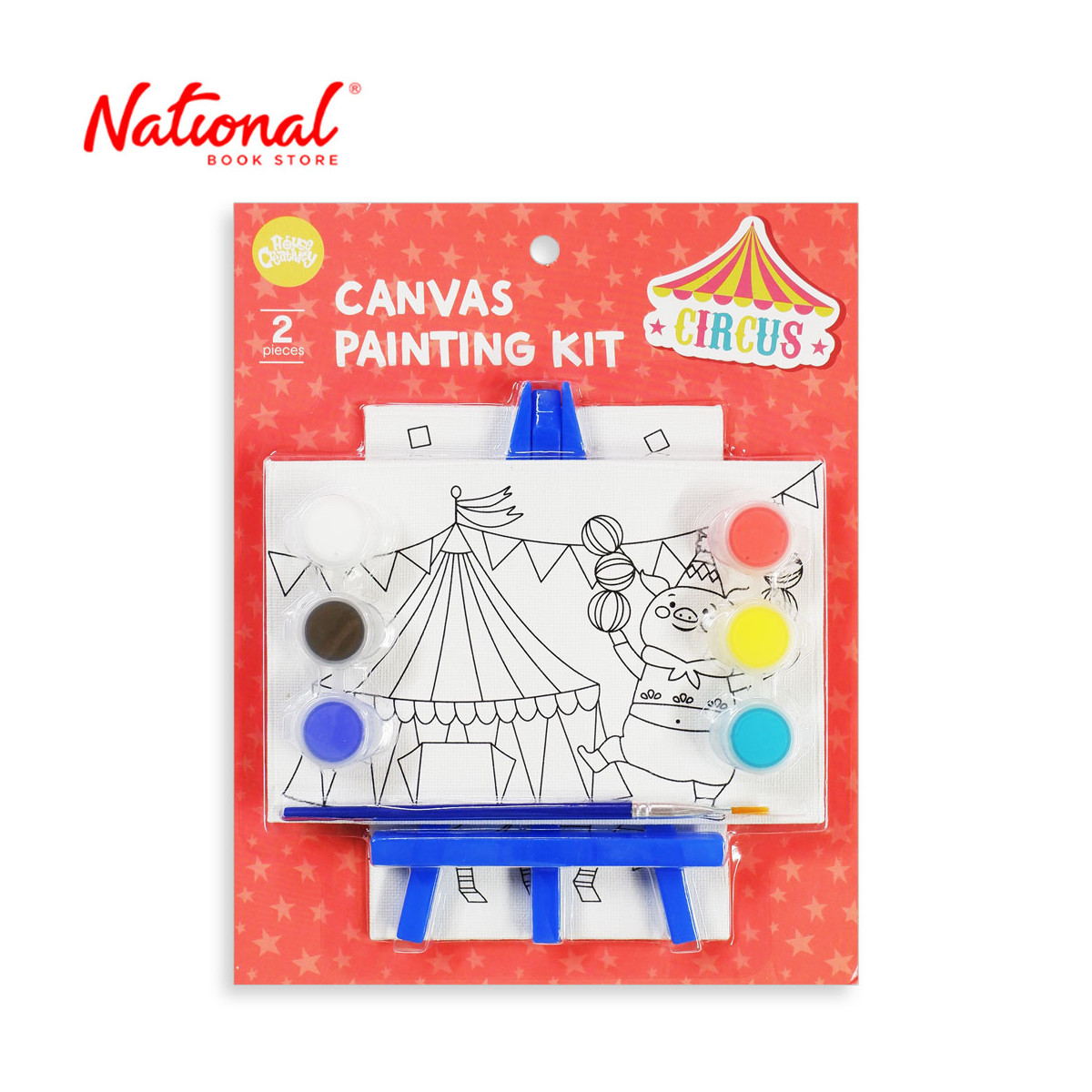House Creativity DIY Painting Kit DY03294 2 Pack, Circus - Arts & Crafts Supplies